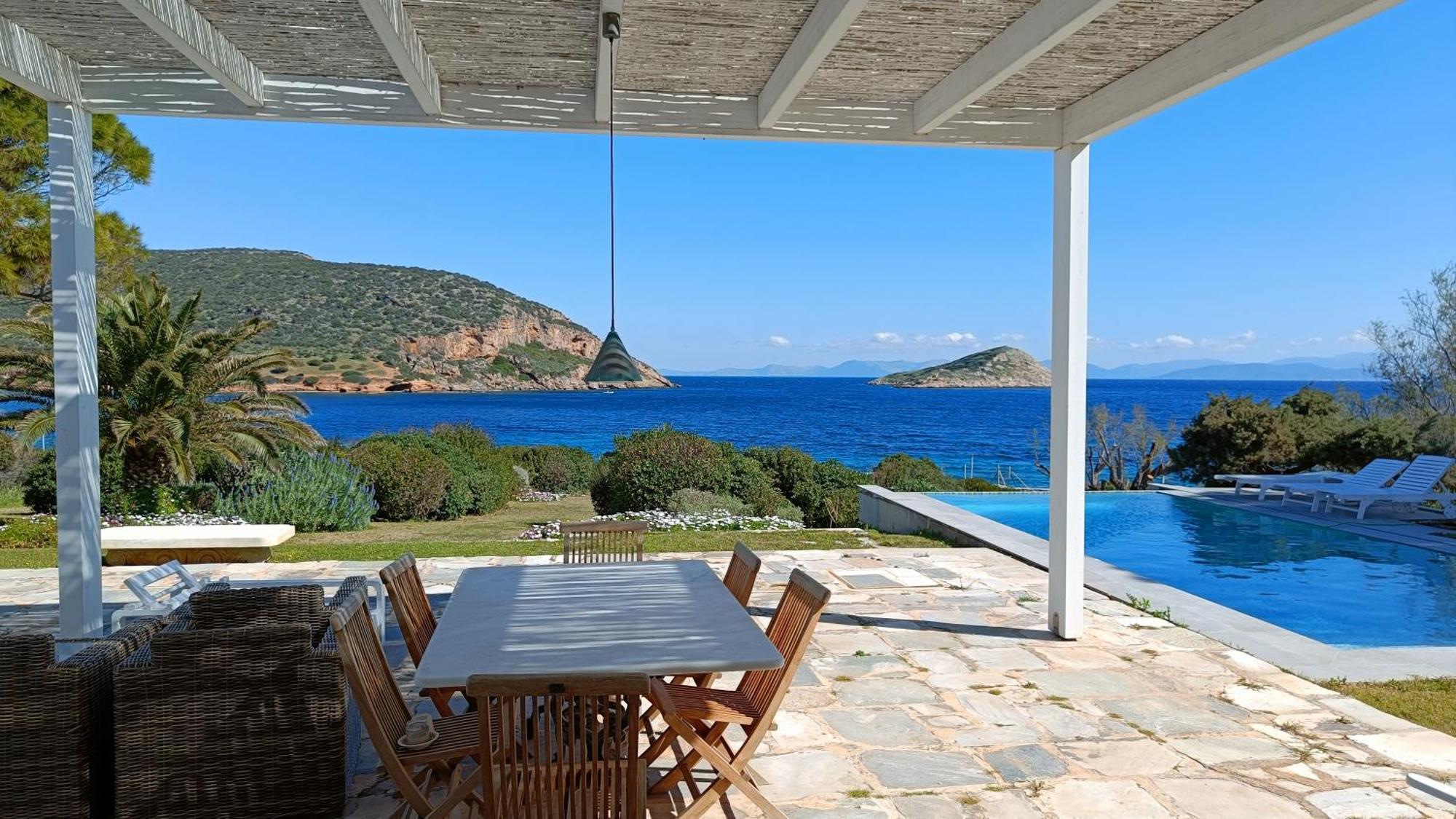Summer Villa In Porto Rafti Bagian luar foto